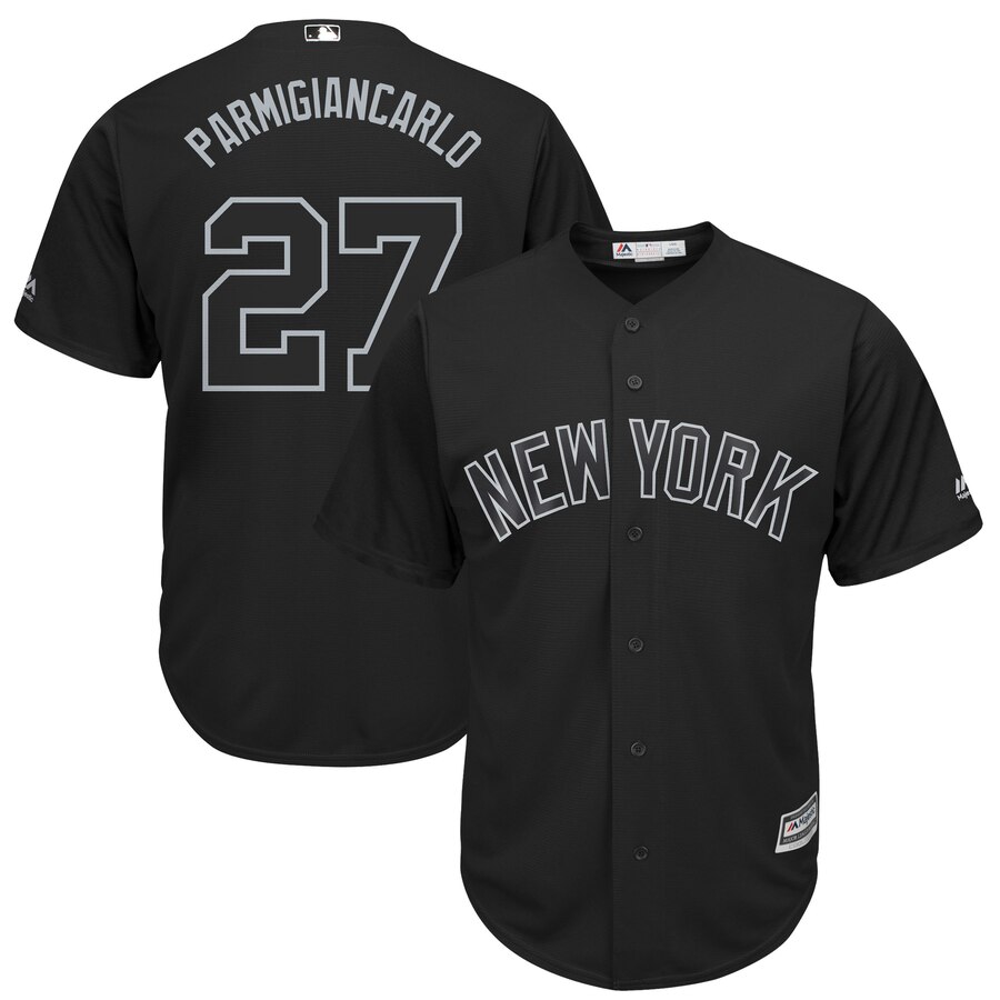 Men New York Mets #27 Parmigiancarlo black MLB Jerseys->new york mets->MLB Jersey